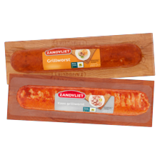 Zandvliet grillworst naturel of kaas